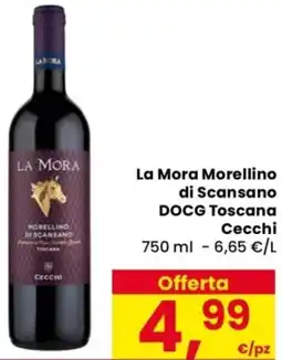 Despar La Mora Morellino di Scansano DOCG Toscana Cecchi offerta