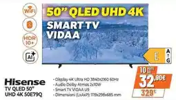 Expert Hisense TV QLED 50" UHD 4K 50E79Q offerta