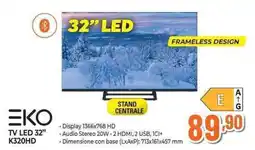 Expert EKO TV LED 32" K320HD offerta