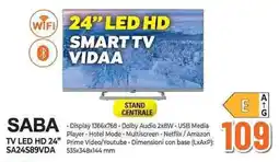 Expert SABA TV LED HD 24" SA24S89VDA offerta