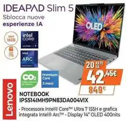 Expert Lenovo NOTEBOOK IPS5141MH9PN83DA004VIX offerta