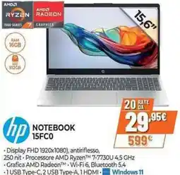 Expert hp NOTEBOOK 15FC0 offerta