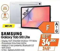 Expert SAMSUNG Galaxy Tab S10 Lite offerta
