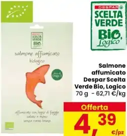 Despar Salmone affumicato Despar Scelta Verde Bio, Logico offerta
