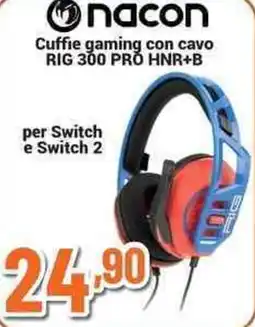 Expert nacon Cuffie gaming con cavo RIG 300 PRO HNR+B offerta