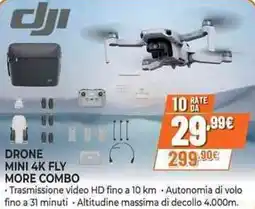 Expert Dji drone mini 4k fly more combo offerta