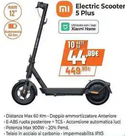 Expert Xiaomi Electric Scooter 5 Plus offerta