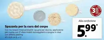 Lidl Spazzola per la cura del corpo offerta
