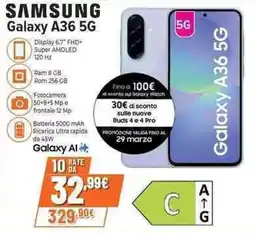 Expert SAMSUNG Galaxy A36 5G offerta