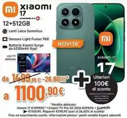 Expert Xiaomi 17 offerta