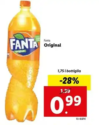 Lidl Fanta aranciata 1750 g(ml) offerta