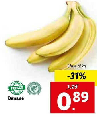 Lidl Banane offerta