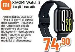 Expert XIAOMI Watch 5 offerta