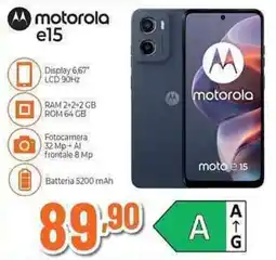 Expert motorola e15 offerta