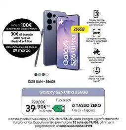 Expert SAMSUNG Galaxy S26 Ultra 256GB offerta