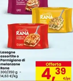 Despar Lasagne o Parmigiana di melanzane Rana offerta