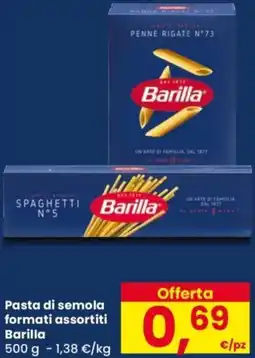 Despar Pasta di semola Barilla offerta