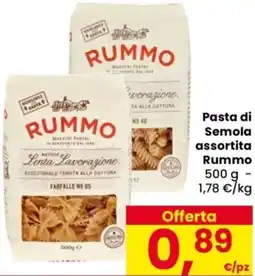 Despar Pasta di Semola Rummo offerta