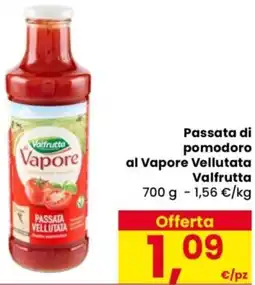 Despar Passata di pomodoro al Vapore Vellutata Valfrutta offerta