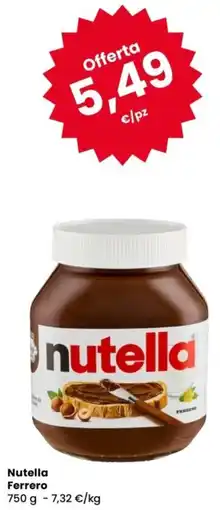 Despar Nutella Ferrero offerta
