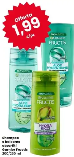 Despar Shampoo o balsamo Garnier Fructis offerta