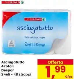 Despar Asciugatutto 4 rotoli Despar offerta