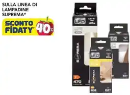 Esselunga Sulla linea di lampadine suprema offerta