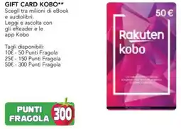 Esselunga Gift card KOBO offerta