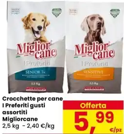 Despar Crocchette per cane I Preferiti Migliorcane offerta