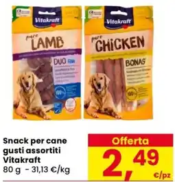 Despar Snack per cane Vitakraft offerta