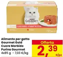 Despar Alimento per gatto Gourmet Gold Cuore Morbido Purina Gourmet offerta