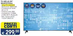 Esselunga TV LED LG 50" 50UA751COLA offerta