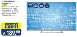 Esselunga TV LED SABA 43" SA43KM10 offerta
