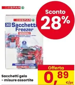 Despar Sacchetti gelo DESPAR offerta