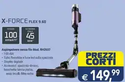 Esselunga Rowenta x-force flex 9.60 offerta