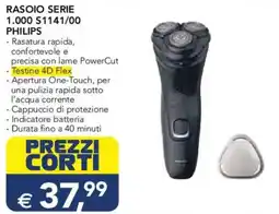 Esselunga RASOIO SERIE 1.000 S1141/00 PHILIPS offerta