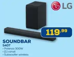 Euronics LG SOUNDBAR S40T offerta