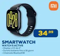Euronics Xiaomi smartwatch watch 5 active offerta