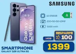 Euronics SAMSUNG SMARTPHONE GALAXY S26 ULTRA 5G offerta