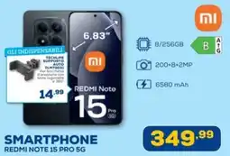 Euronics SMARTPHONE REDMI NOTE 15 PRO 5G offerta