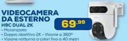 Euronics Ezviz videocamera da esterno H9C DUAL 2K offerta