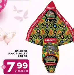 Extra Supermercati Balocco uovo turtles offerta