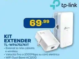 Euronics tp-link KIT EXTENDER TL-WPA7517KIT offerta