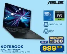 Euronics ASUS NOTEBOOK V3607VH-RP013W offerta