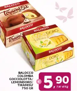 Extra Supermercati Balocco colomba gocciolotta/ lemondoro/ tiramisu' offerta