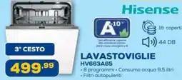 Euronics Hisense LAVASTOVIGLIE HV663A65 offerta