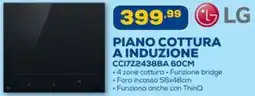 Euronics LG PIANO COTTURA A INDUZIONE CC17Z2438BA 60CM offerta