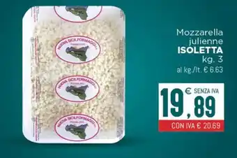Altasfera Mozzarella julienne ISOLETTA offerta