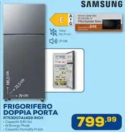 Euronics SAMSUNG FRIGORIFERO DOPPIA PORTA RT53DG7A14S9 INOX offerta