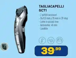 Euronics Panasonic tagliacapelli GC71 offerta